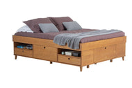 Funktionsbett Amalfi - Bett mit Bettkasten und viel Stauraum - Memomad