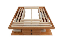 Funktionsbett Bali 180x200 cm - Bett mit Bettkasten und viel Stauraum - Inkl. Lattenrost - Memomad