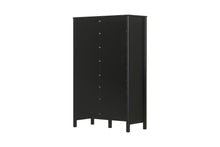 Vitrinenschrank SoHo - Schwarz und Oak - Memomad