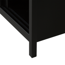 Vitrinenschrank SoHo - Schwarz und Oak