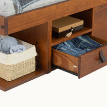 Funktionsbett Bali 150x200 cm - Bett mit Bettkasten und viel Stauraum