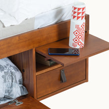 Funktionsbett Bali 140x190 cm - Bett mit Bettkasten und viel Stauraum - Inkl. Lattenrost - Memomad