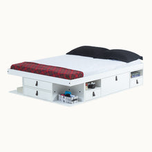 Funktionsbett Bali 160x200 cm - Bett mit Stauraum und Bettkasten - Inkl. Lattenrost - Memomad