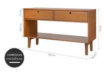 Sideboard Charme - Konsolentisch mit 2 Schubladen - Memomad