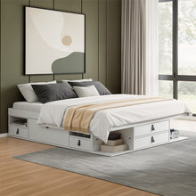 Funktionsbett Bali 140x200 cm - Bett mit Bettkasten und viel Stauraum