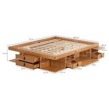 Funktionsbett Bali 180x200 cm - Bett mit Bettkasten und viel Stauraum