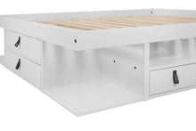 Funktionsbett Bali 180x200 cm - Bett mit Bettkasten und viel Stauraum - Inkl. Lattenrost - Memomad