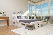 Funktionsbett Bali 150x200 cm - Bett mit Bettkasten und viel Stauraum - Inkl. Lattenrost - Memomad