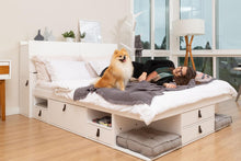 Funktionsbett Bali 150x200 cm - Bett mit Bettkasten und viel Stauraum - Inkl. Lattenrost - Memomad