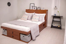 Funktionsbett Bali 140x190 cm - Bett mit Bettkasten und viel Stauraum - Inkl. Lattenrost - Memomad