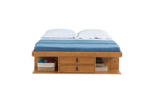 Funktionsbett Bali 160x200 cm - Bett mit Stauraum und Bettkasten - Inkl. Lattenrost - Memomad