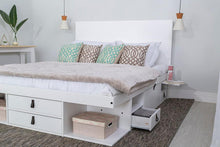 Funktionsbett Bali 140x200 cm - Bett mit Bettkasten und viel Stauraum - Inkl. Lattenrost - Memomad