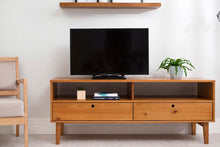 Lowboard Charme - Fernsehtisch mit Design im Retro-Stil - Memomad