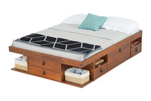 Funktionsbett Bali 150x200 cm - Bett mit Bettkasten und viel Stauraum - Inkl. Lattenrost - Memomad