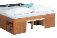 Funktionsbett Bali 150x200 cm - Bett mit Bettkasten und viel Stauraum - Inkl. Lattenrost - Memomad